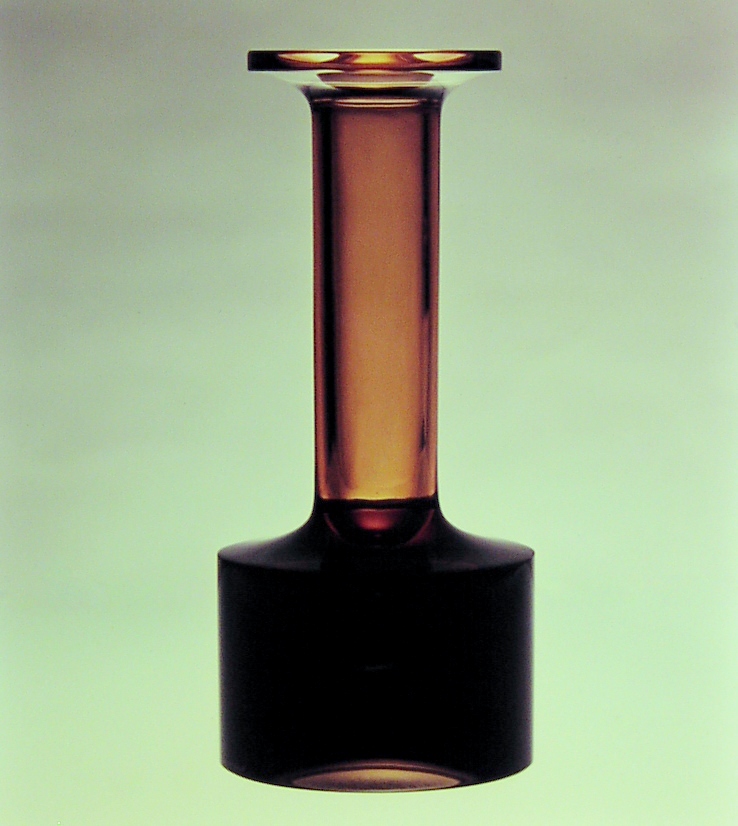 váza topasová, v 25 cm, 1976