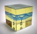Cube, 9x9x9 cm, sododraselné sklo, 2015